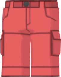 File:SM Plain Cargo Shorts Red m.png