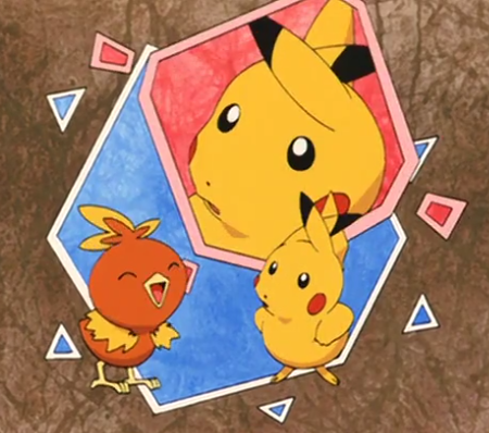 File:Pikachu imitating Torchic.png
