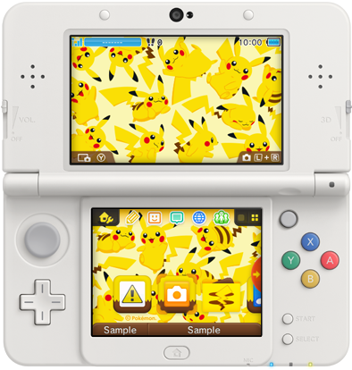 File:Lots of Pikachu Nintendo 3DS theme.png