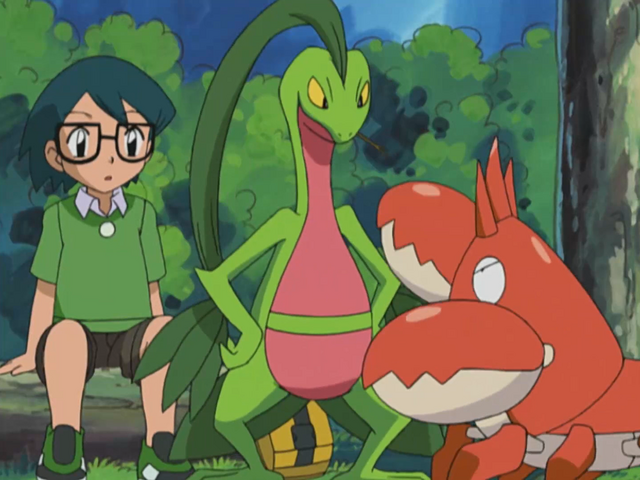 File:Ash Corphish jealous of Grovyle.png