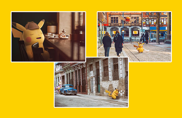File:Detective Pikachu postcards.png