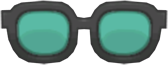 File:SM Mirrored Sunglasses Green f.png