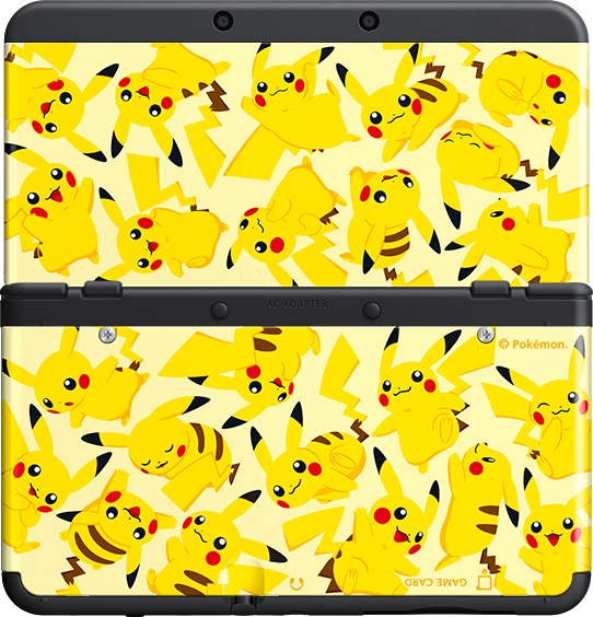 File:New 3DS cover plates Pikachu.png