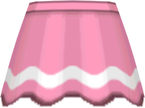 File:SM Bordered Flared Skirt Pink f.png