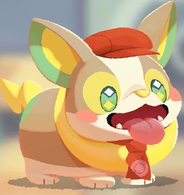 File:Café ReMix Yamper Charmander red outfit.jpg