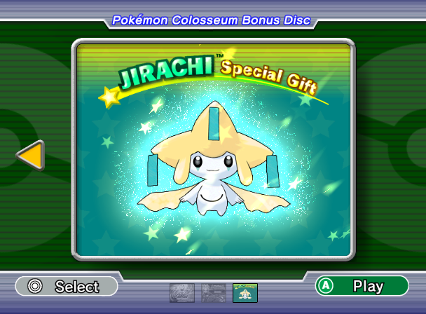 File:Pokémon Colosseum Bonus Disc Jirachi Special Gift.png