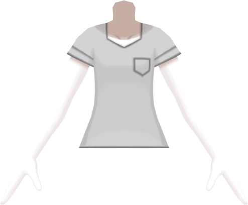 File:SM V-Neck Tee Gray f.png