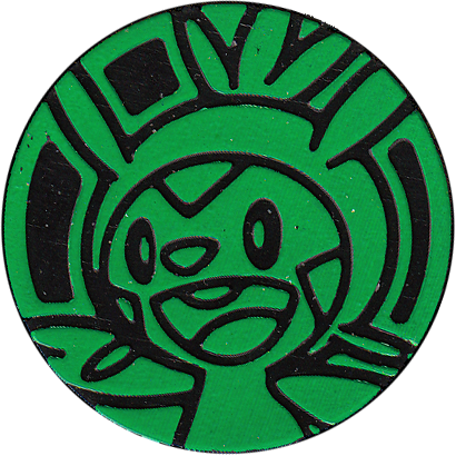 File:KSS Green Chespin Coin.png