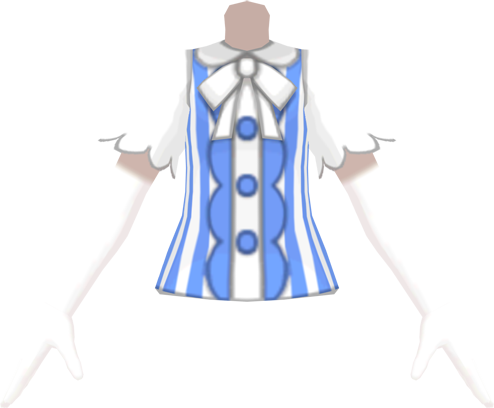 File:SM Striped Ruffled Blouse Blue f.png
