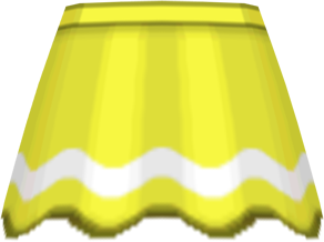 File:SM Bordered Flared Skirt Yellow f.png