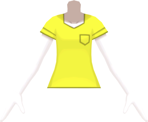 File:SM V-Neck Tee Yellow f.png