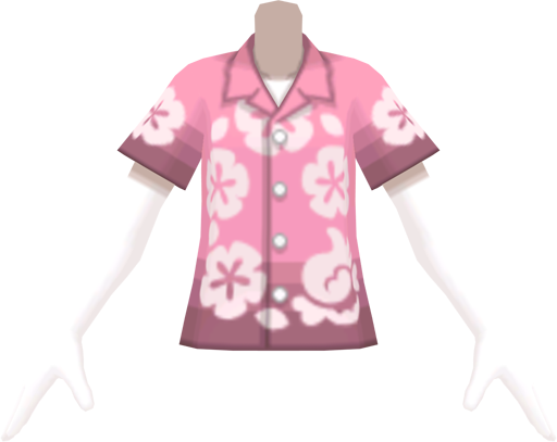 File:USUM Alola Shirt Pink m.png