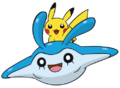 Mantyke and Pikachu Dream.png