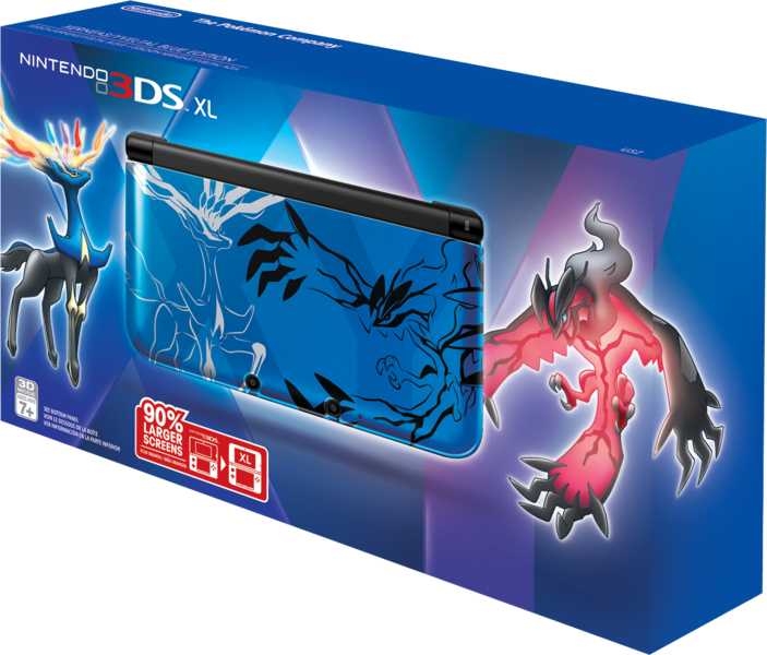 File:Pokémon XY 3DS XL blue box.png