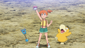 Misty catching Clauncher.png