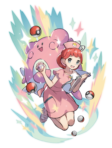File:Nurse Joy and her Blissey.png