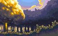 HGSS Viridian Forest-Evening.png