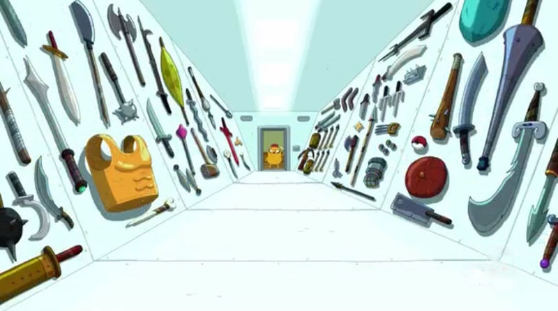 File:Adventure Time weapons room still.jpg