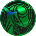CREBL Green Rayquaza Coin.png