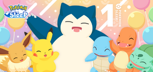 Pokémon Sleep Pokémon 1st Anniversary Lead-Up Gift Week Event Art.png