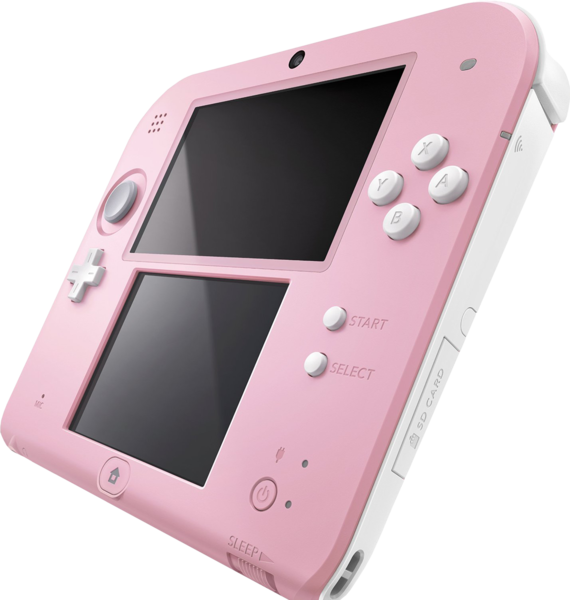 File:Nintendo 2DS Pink White.png
