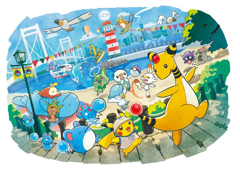 File:Pokemon Center Tokyo Bay 2024 Reopening Key Art.jpg