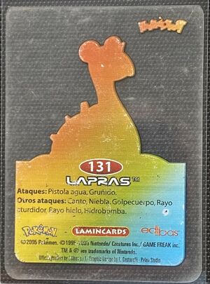 Pokémon Rainbow Lamincards Series 1 - back 131.jpg