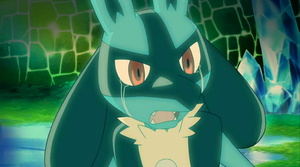 Lucario crying.png