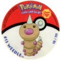Pokémon Stickers series 1 Chupa Chups Weedle 18.png