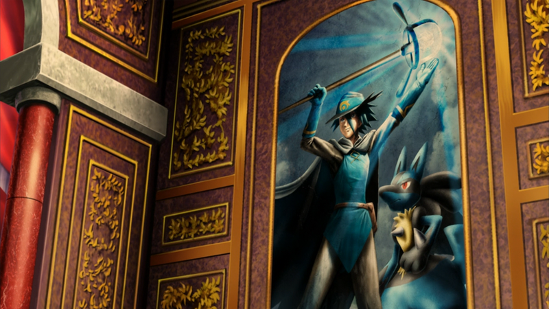 File:Sir Aaron Lucario painting.png