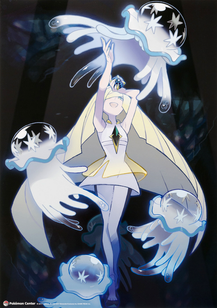 File:Lillie and Gladion and Lusamine Merch - Lusamine and Nihilego Poster.png