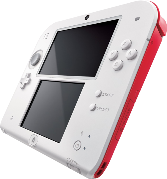 File:Nintendo 2DS White Red.png
