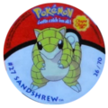 Pokémon Stickers series 1 Chupa Chups Sandshrew 26.png