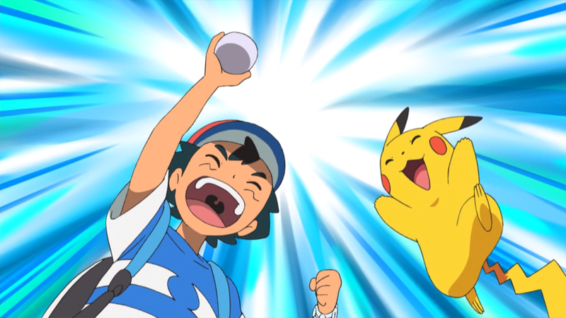 File:Ash catches a Pokémon SM.png