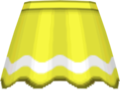 SM Bordered Flared Skirt Yellow f.png