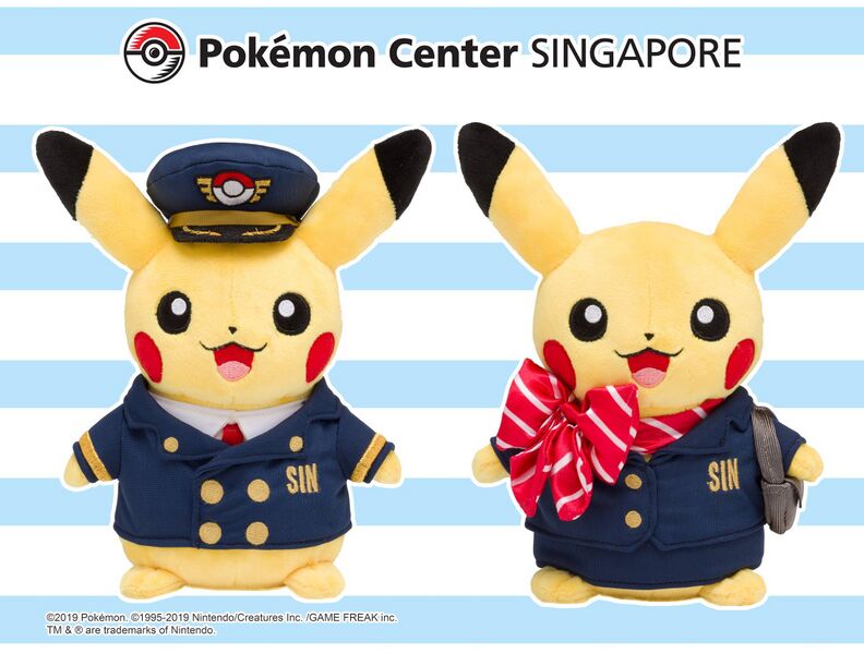 File:Pokémon Center Singapore Pilot and Cabin Attendant Pikachus.jpg