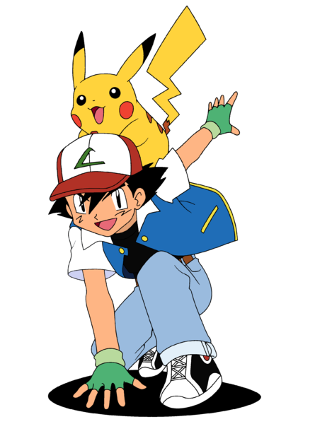 File:Ash and Pikachu OS.png