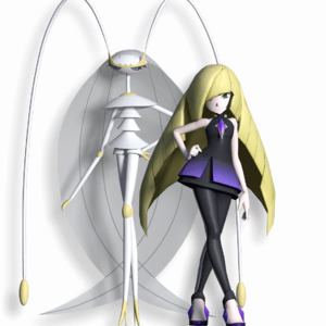 Masters Dream Team Maker Lusamine EX and Pheromosa.png