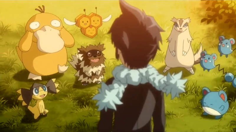 File:Psyduck Helioptile Zigzagoon Combee Linoone Azurill Marill XY137.png