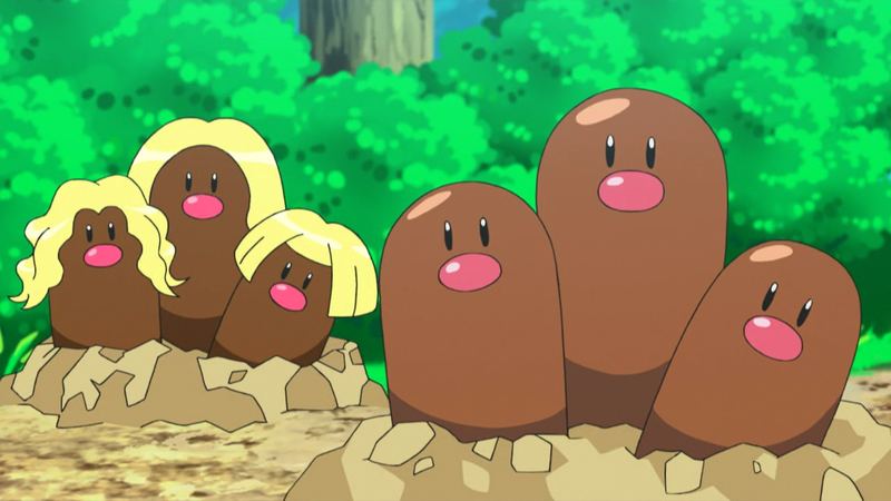 File:Normal and Alolan Dugtrio anime.png