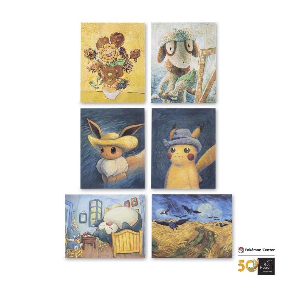 File:Pokémon x Van Gogh posters 6 pack.jpg